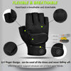 Picture of MOREOK Workout Gloves Padded Weight Lifting Gloves for Men/Women, [3MM Gel] Fingerless Grip Gym Gloves Fitness Gloves Black-S