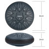 Picture of LEKATO Rain Drum for Outside, Steel Tongue Drum 6 Inch 11 Notes Chakra Tank Drum Musical Education Zen Meditation Yoga,Christmas New Year Gift for Families/Friends, Navy Blue