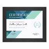 Picture of MCS Studio Gallery 8.5x11 Picture Frame Black Woodgrain, Rectangle Photo Frame for Photos, Posters & Art Prints & Easel for Tapletop Display (1-Pack)