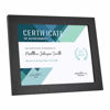 Picture of MCS Studio Gallery 8.5x11 Picture Frame Black Woodgrain, Rectangle Photo Frame for Photos, Posters & Art Prints & Easel for Tapletop Display (1-Pack)