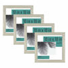 Picture of MCS Studio Gallery 10x10 Picture Frame Gray Woodgrain, Wall Hanging & Easel for Tapletop Display, Square Photo Frame for Photos, Posters & Art Prints (4-Pack)