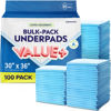 Picture of Chucks Pads Disposable [100-Pack] Adult Incontinence Underpads 30"x 36" Extra Large Absorbent Fluff Protective Bed Pads, Toddler Mattress Pads - Pee Pads for Kids & Adults - Dog & Puppy Training Pads