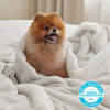 Picture of Bedsure Sherpa Fleece Blankets Queen Size for Bed - Thick and Warm, Soft Fuzzy Plush Queen Blanket for Winter, Linen, 90x90 Inches