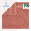 Picture of Cotton Paradise 100% Cotton Turkish Washcloths for Bathroom 4 Piece Soft Absorbent Small Hand Face Towels Fluffy Wash Rags for Body, Coral Wash Cloths