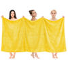 Picture of Cotton Paradise Oversized Bath Sheet, 100% Cotton 40x80 Clearance Bath Towel Sheet, Turkish Extra Large Bath Towel for Bathroom, Yellow Bathsheet