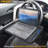 Picture of EcoNour 2 in 1 Car Steering Wheel Desk | Steering Wheel Tray for Laptop Car Mount with Pen Holder | Car Food Tray for Eating with Drinks Holder | Multipurpose Travel Car Accessories