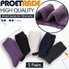 Picture of ProEtrade Merino Wool Socks Thermal Warm Winter Thick Hiking Boot Boot Cozy Crew Comfy for Womens Ladies Work Socks 5 Pack(Solid Color B)