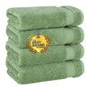 Picture of Cotton Paradise Hand Towels for Bathroom, 100% Cotton Turkish 4 Piece Hand Towel Set, Soft Absorbent Face Towels Clearance Set, Sage Green Hand Towels