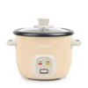 Picture of AROMA® Mini Rice Cooker, 2-Cup (Uncooked) / 4-Cup (Cooked), Grain Cooker, Soup Maker, Oatmeal Cooker, Auto Keep Warm, 1 Qt, Milk Tea color