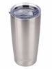 Picture of SUNWILL 20oz Tumbler with Lid, Stainless Steel Vacuum Insulated Double Wall Travel Tumbler, Durable Insulated Coffee Mug, Silver, Thermal Cup with Splash Proof Sliding Lid