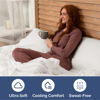 Picture of Extra Deep Queen Fitted Sheet - Hotel Luxury Single Fitted Sheet Only - Easily Fits 18 inch to 24 inch Mattress - Soft, Wrinkle Free, Breathable & Comfy Extra Deep Pockets Antique White Fitted Sheet