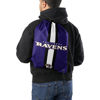 Picture of FOCO Baltimore Ravens NFL Team Stripe Wordmark Drawstring Backpack