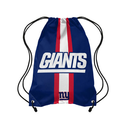 Picture of New York Giants NFL Team Stripe Wordmark Drawstring Backpack