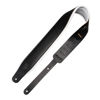 Picture of Levy's Leathers Amped Leather Series 3" Wide Top Grain Leather Guitar Straps; Black and White Tuxedo (M26PD-BLK_WHT)