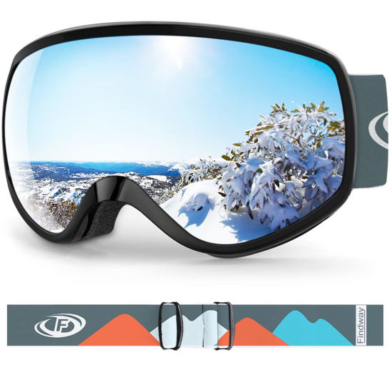 Picture of findway Kids Ski Goggles, Kids Snowboard Goggles for Boys Girls Toddler age 3-12
