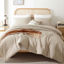 Picture of ROSGONIA Oversized King Comforter Light Khaki, 3pcs (1 Boho Comforter & 2 Pillowcases) Lightweight Oversized King Size Comforter Sets Bedding Blanket
