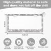 Picture of QUANQIUFEI 2 Pack Bling License Plate Frames for Women, Sparkly Rhinestone Diamond Car Accessories with Glitter Crystal Caps (Silver)