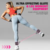 Picture of HOXWC Ankle Bands with Cuffs for Leg and Booty Workouts - Resistance Bands for Kickbacks and Hip Training