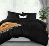 Picture of Utopia Bedding Duvet Cover Full Size Set - 1 Duvet Cover with 2 Pillow Shams - 3 Pieces Comforter Cover with Zipper Closure - Soft Brushed Microfiber, 80 X 90 Inches (Full, Black)