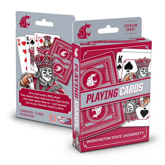 Picture of YouTheFan NCAA Washington State Cougars Classic Series Playing Cards