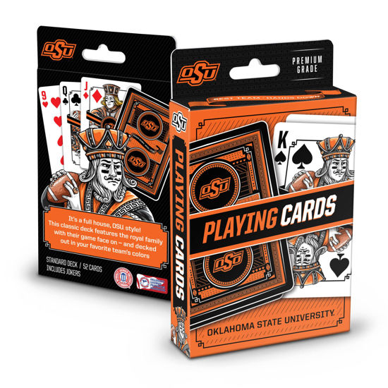 Picture of YouTheFan NCAA Oklahoma State Cowboys Classic Series Playing Cards, Team Colors