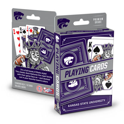 Picture of YouTheFan NCAA Kansas State Wildcats Classic Series Playing Cards, Team Colors