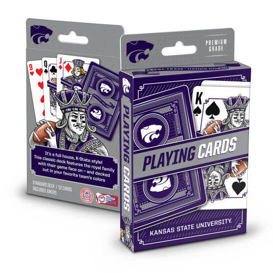 Picture of YouTheFan NCAA Kansas State Wildcats Classic Series Playing Cards, Team Colors