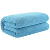 Picture of Cotton Paradise Oversized Bath Sheet, 100% Cotton 40x80 Clearance Bath Towel Sheet, Turkish Extra Large Bath Towel for Bathroom, Sky Blue Bathsheet