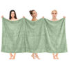 Picture of Cotton Paradise Oversized Bath Sheet 100% Cotton 40x80 Clearance Bath Towel Sheet, Extra Large Bath Towel for Bathroom and Pool, Sage Green Bathsheet