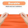 Picture of Kopokita 2PCS Orange Plastic Tablecloths 54 x 108 Inch, Disposable Table Cloths Rectangle Party Table Covers