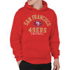 Picture of Junk Food Clothing x NFL - San Francisco 49ers - Classic Team Logo - Unisex Adult Pullover Fleece Hoodie for Men and Women - Size 3X-Large