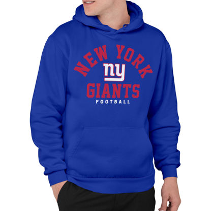 Picture of Junk Food Clothing x NFL - New York Giants - Classic Team Logo - Unisex Adult Pullover Fleece Hoodie for Men and Women - Size XX-Large