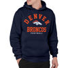Picture of Junk Food Clothing x NFL - Denver Broncos - Classic Team Logo - Unisex Adult Pullover Fleece Hoodie for Men and Women - Size Large