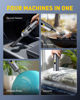 Picture of AUXITO Car Vacuum Cleaner - Portable Handheld Vacuum Cleaner 14000Pa Suction Power, Blow & Suction 2 in 1 Mini Vacuum Cleaner Hand Held Vacuum for Car, Home, Pet, Office (Silver)