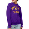 Picture of Junk Food Clothing x NFL - Minnesota Vikings - Classic Team Logo - Unisex Adult Pullover Fleece Hoodie for Men and Women - Size Large , Purple