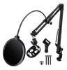 Picture of BILIONE Microphone Stand, Mic Boom Arm Stand for Blue Yeti QuadCast S SoloCast Snowball AM8 and other Mics, with Shock Mount Pop Filter Mic Clip Holder Cable Ties, Broadcasting and Recording.Game