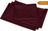 Picture of Utopia Bedding Waterproof Pillow Protectors Zippered (4 Pack, Burgundy) King Size, Bed Bug Proof Pillowcases, Pillow Encasement Covers 20 x 38 Inches