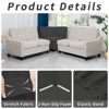 Picture of Easy-Going Stretch Sectional Corner Sofa Slipcover 1-Piece Couch Sofa Cover Furniture Protector Soft with Elastic Bottom for Kids, Pet, Spandex Jacquard Fabric Dark Gray