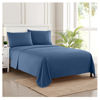 Picture of Full Size Sheet Sets - Breathable Luxury Sheets with Full Elastic & Secure Corner Straps Built In - 1800 Supreme Collection Extra Soft Deep Pocket Bedding Set, Sheet Set, Full, Denim