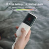 Picture of GOTCOZY Heated Blanket King Size - Electric Blanket with Dual Controller 6 Heating Level & 10 Hour Auto Off Heating Blanket, ETL Certified (100X90 Inch Grey)