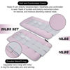 Picture of Ankle Weights, Wrist Leg Arm Weights for Women Men Kids Child with Adjustable Straps, Strength Training Weighted for Jogging, Running, Walking, Fitness, Gym Workout - 2 Pack 20LBS (10LBS Each), Purple