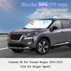 Picture of Sun Shade Sunshade Compatible with Nissan Rogue Windshield Cover, 4-Layer Front Window Shade for Rogue 2014-2022 (Not for Rogue Sport) Sun Visor 240T Retractable Shade Blocks UV Rays