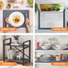 Picture of Shelf Liners for Kitchen Cabinets Refrigerator Liners Waterproof & Oil-Proof Kitchen Cupboard Liner Non-Slip Drawer Mats EVA Material Non Adhesive Fridge Liner for Shelves - Gray 11.8 x 393.7 inches