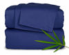 Picture of Full Sheets by Pure Bamboo, Genuine 100% Organic Viscose Derived from Bamboo Bed Sheet Set, Luxuriously Soft & Cooling, Double Stitching, Lifetime Quality Promise (Full, Cobalt Blue)