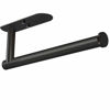 Picture of VAEHOLD Adhesive Paper Towel Holder Under Cabinet Wall Mount for Kitchen Paper Towel, Black Paper Towel Roll Holder Stick to Wall, SUS304 Stainless Steel（Black）