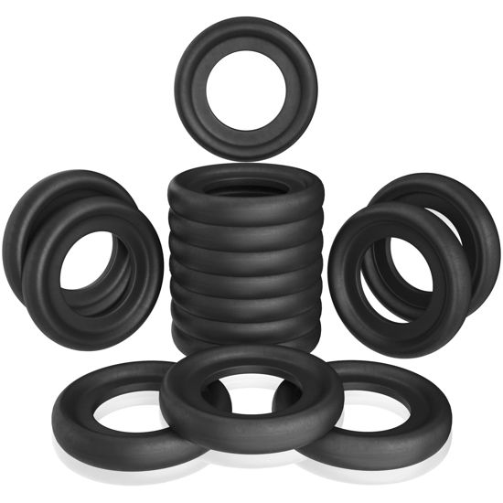Picture of 15pcs Oil Drain Plug Crush Rubber Washer Gasket Seal - 14mm Replacement for Ford/Lincoln/Mercury - OEM F75Z-6734-AA Fits for Ford/Lincoln 2001-2024 by AUTOMAJOR