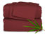 Picture of Split King Sheets by Pure Bamboo, Genuine 100% Organic Viscose Derived from Bamboo Bed Sheet Set, Soft & Cooling, Double Stitching *Not for Split Top (Split King, Merlot)