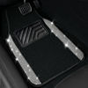 Picture of CAR PASS® Bling Car Mats Shining Diamond Carpet Crystal Rhinestones Sparkly Glitter Floor Mats with Anti-Slip PVC Heel Pad Universal for Automotive SUV, Sedan, Van, 3pcs for Girl Women, Black Silver