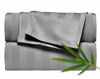 Picture of California King Sheets by Pure Bamboo, Genuine 100% Organic Viscose Derived from Bamboo Bed Sheet Set, Soft & Cooling, Double Stitching, Lifetime Quality Promise (California King, Jacquard Stone)