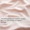 Picture of Bedsure Twin Sheets Set, Cooling Sheets Twin Size Bed Set, Rayon Derived from Bamboo, Twin Size Sheets, Breathable & Soft Bed Sheets, Hotel Luxury Silky Bedding Sheets & Pillowcases, Pink